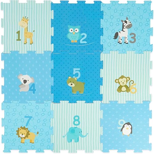 Bieco Baby-Puzzlematte, 18-teilig, Schaumstoff für Babys und Kinder