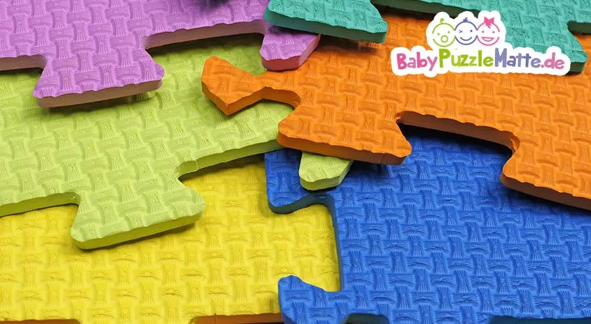 Puzzlematte aus Moosgummi Material 