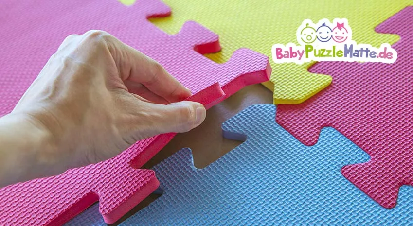 Puzzlematte Test mit einer Hand gestestet