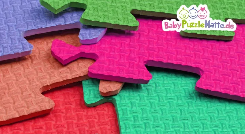 Bunte Schaumstoff Puzzlematte Teile aus EVA Schaumstoff